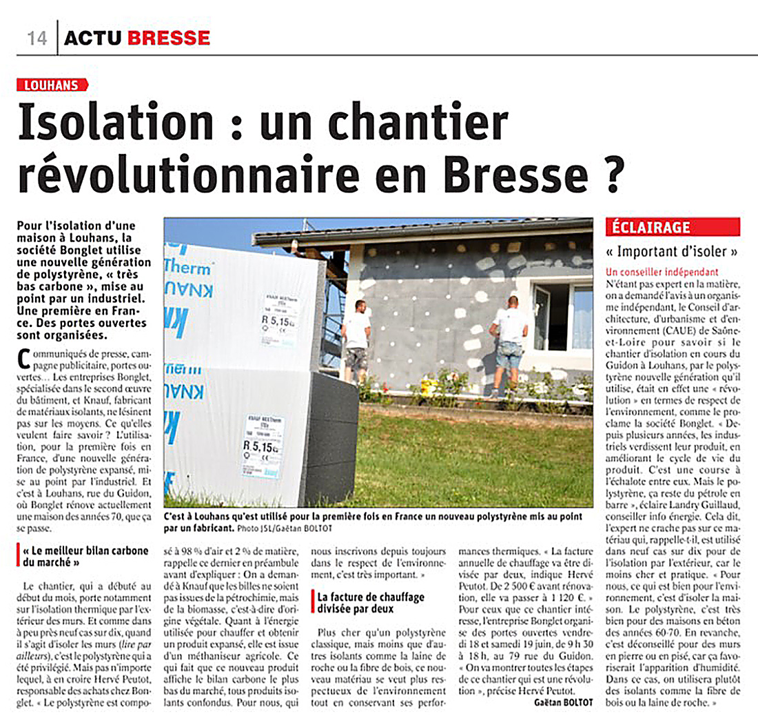 Revue de presse Juin 2021 3 article jsl juin 2021