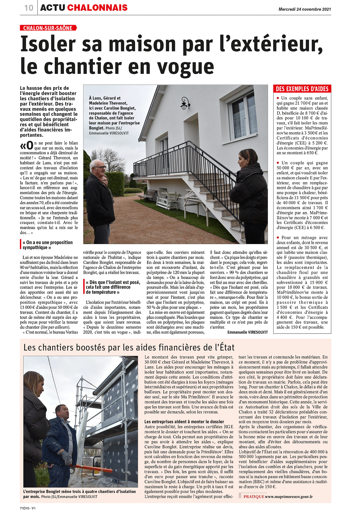 Isoler sa maison par l’extérieur, le chantier en vogue 1 article nov