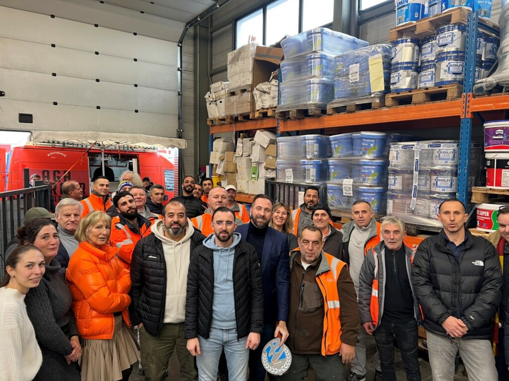 Remise de la médaille du travail Argent à Franck NOEL 6 bonglet 03 2023