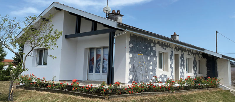 isolation ite chantier bonglet