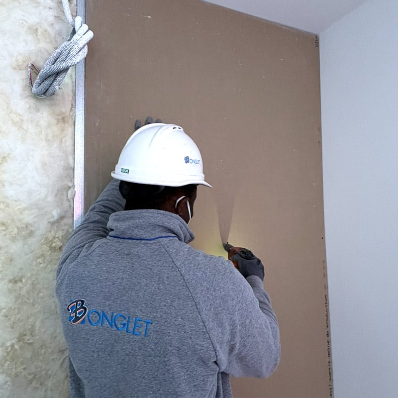 isolation iTI chantier bonglet INTERIEUR isolant mur bleu 2