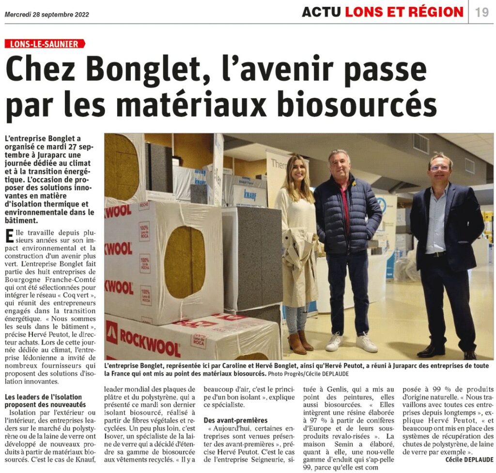 Article Journee du climat 28 septembre 2022